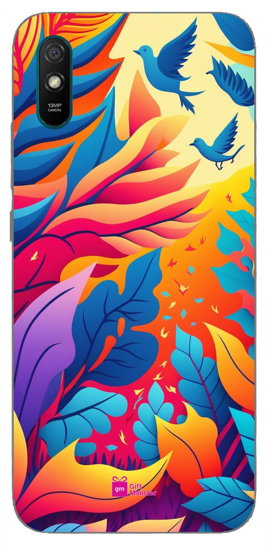 Gift Minister Soft Designer Mobile Case for Xiaomi Redmi 9A Back Cover Crimson - Art Anti-Slip Scratch Resistant Camera Protection Anti-Fingerprint Lightweight Shockproof Comfortable Grip 1Pcs 1701P