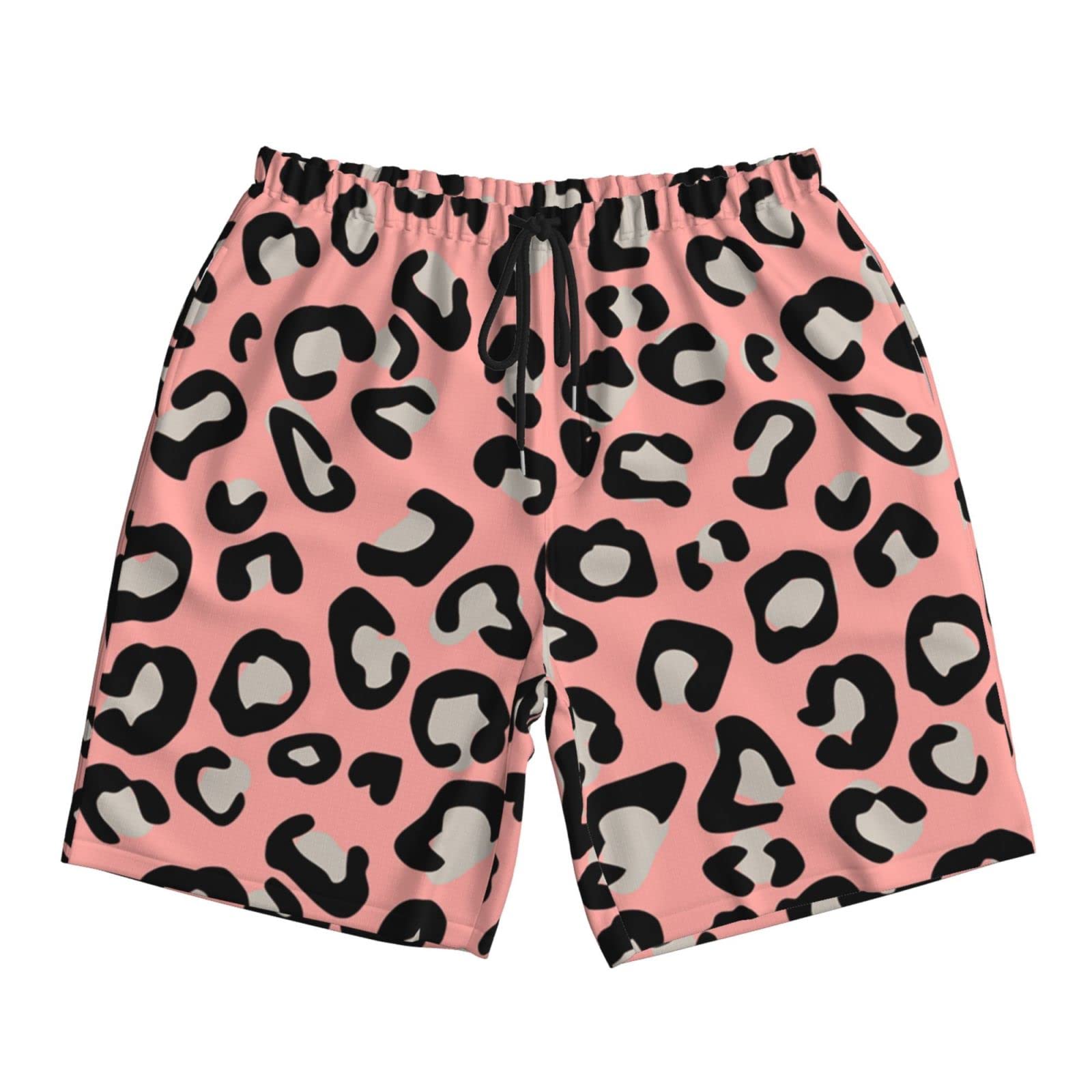 Amazon.co.jp: サーフパンツ メンズ 豹柄 ピンク ヒョウ柄 水着 ハーフ