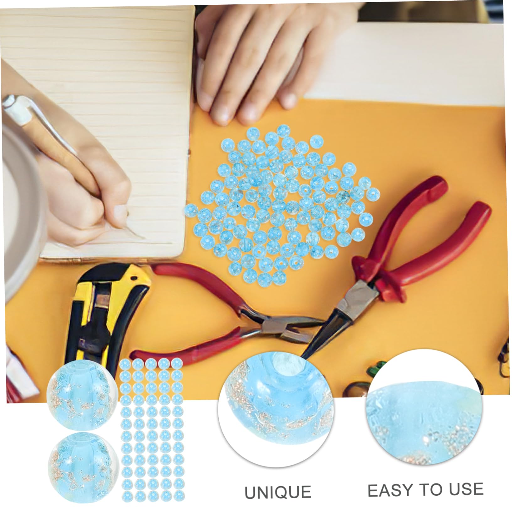 SEWACC 300piezas Beads De Para Hacer Pulseras y Joyas Para Manualidades y Accesorios Personalizados