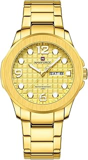 Naviforce 9244 – Elegant Men's Watch with Gold/Gold