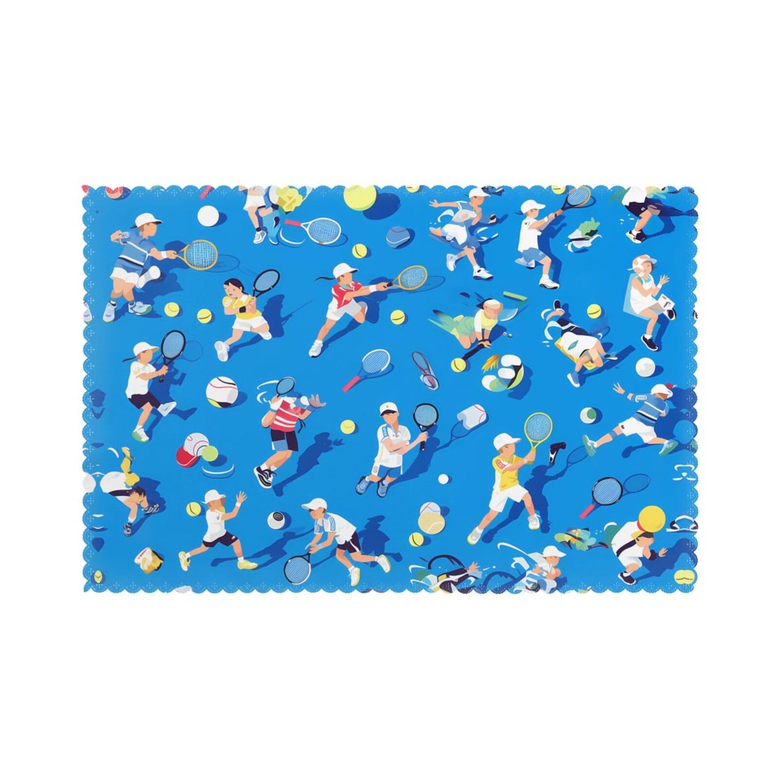 Sets de table tennis anti-rayure et chaleur pour protéger la table de repas