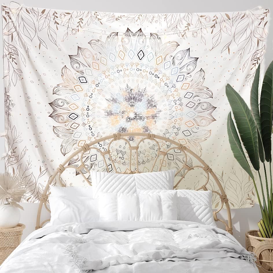 Damanse Tapiz bohemio con diseño de mandala, tapiz indio para colgar en la pared, decoración de habitación de mandala pequeña, tapices para disponible en Yaxa Venezuela
