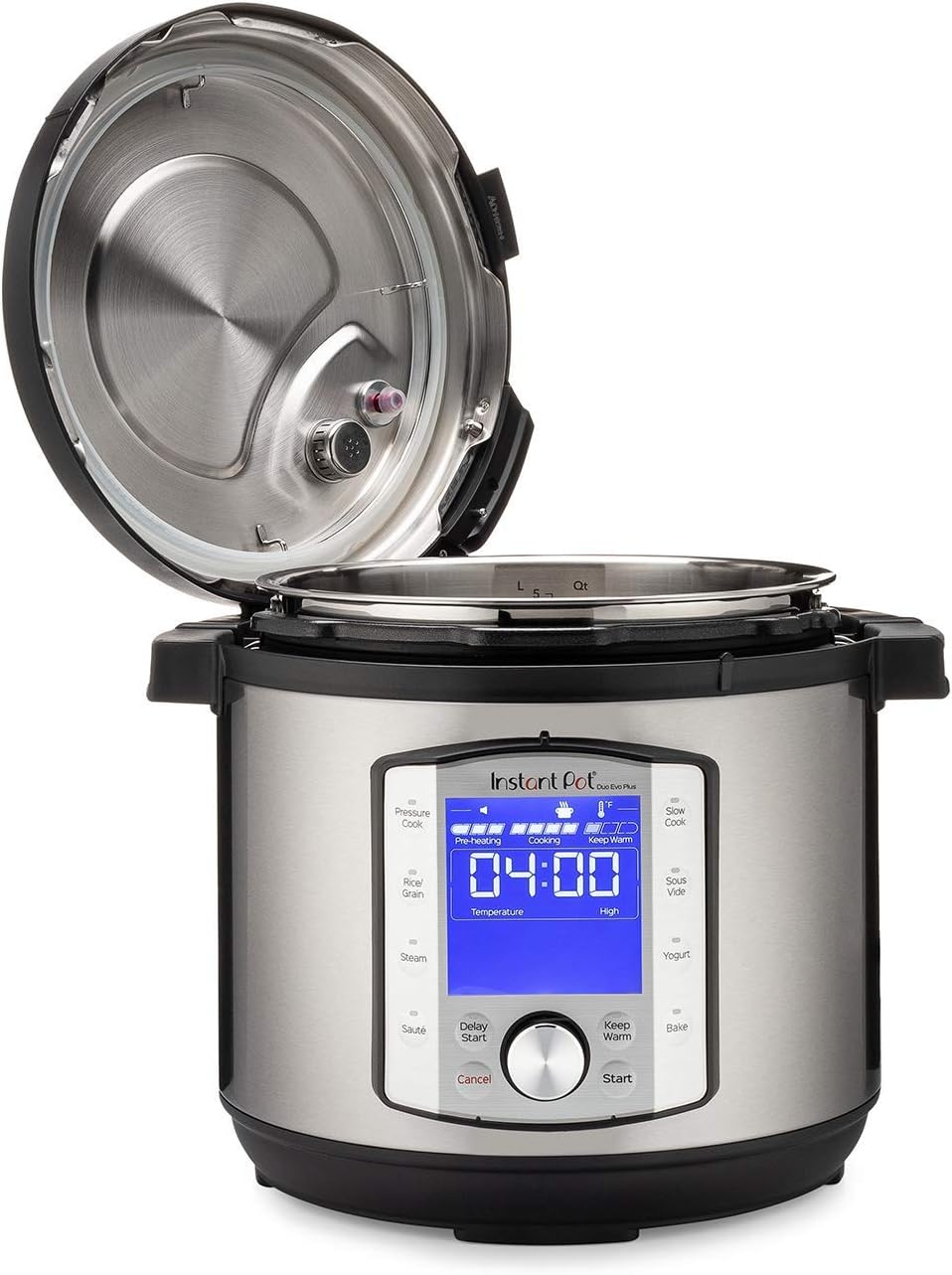 Instant Pot 6QT Duo Evo Plus Electric Pressure Cooker, 6 quart (Renewed)