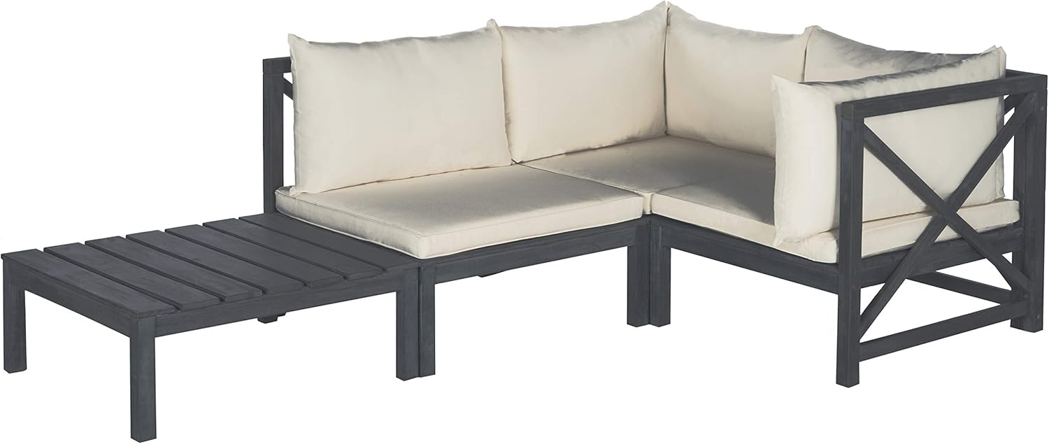 Safavieh Outdoor Collection Lynwood Outdoor Sectional Sofa : Patio, Lawn & Garden