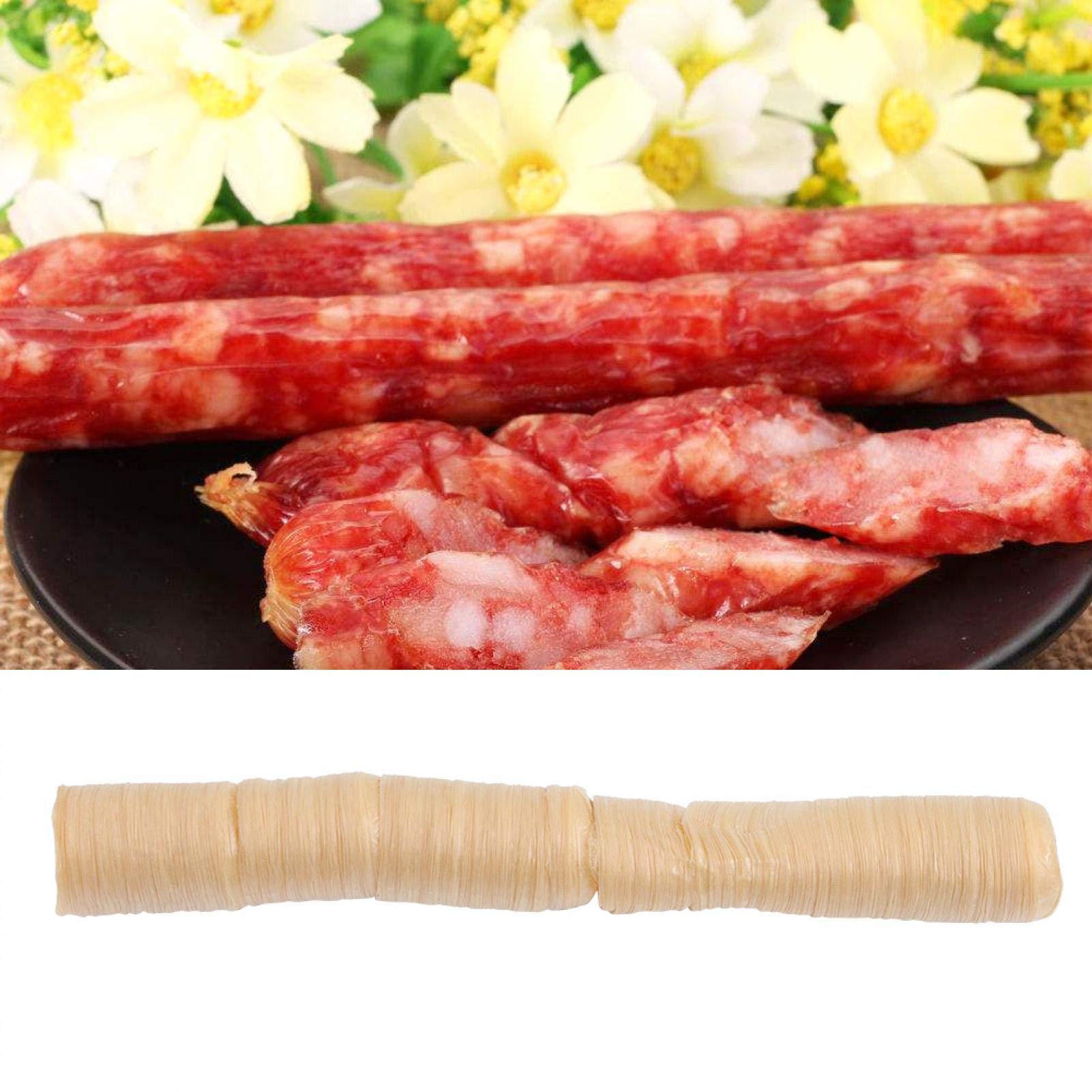 Cubierta comestible para salchichas caseras jamón
