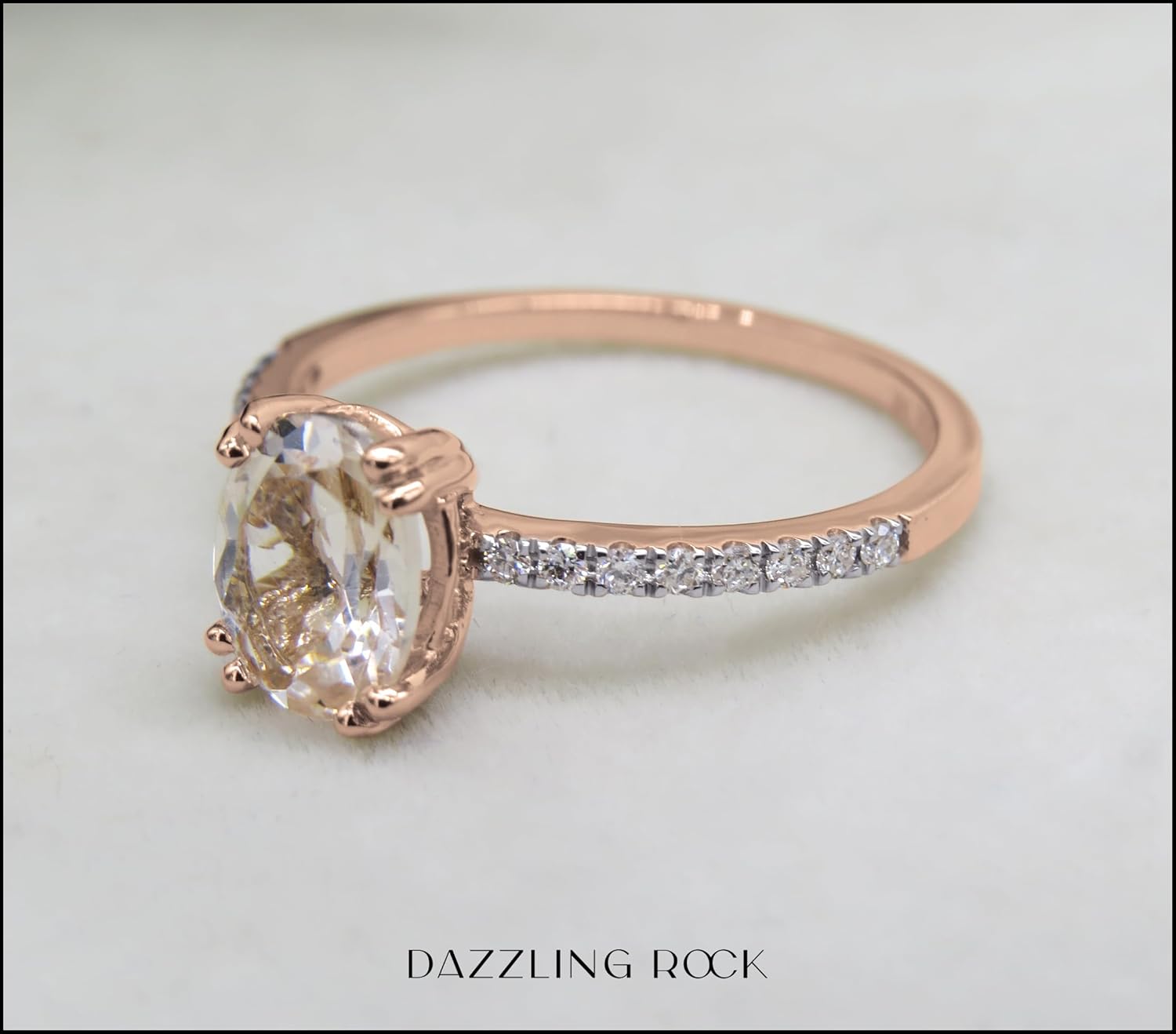 Dazzlingrock Collection 14K Bridal Halo Engagement Ring, White Gold