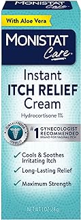 Monistat Instant Itch Relief Cream for Women, Maximum Strength Feminine Itch Care, 1 oz