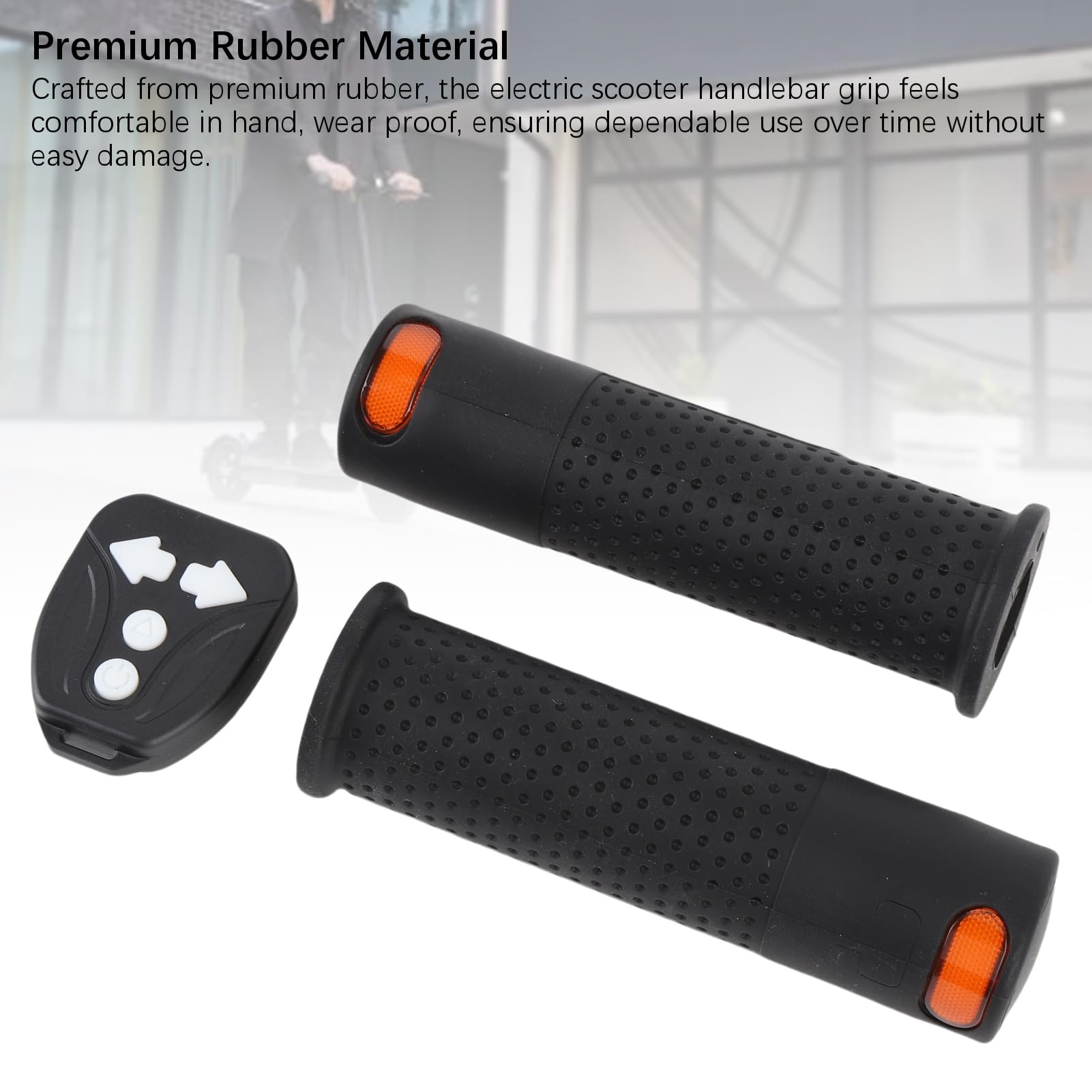 Generic Signal à Scooter électrique Signal Bright Rubber Grodbar Grips for M365 Remote Control Night Safety
