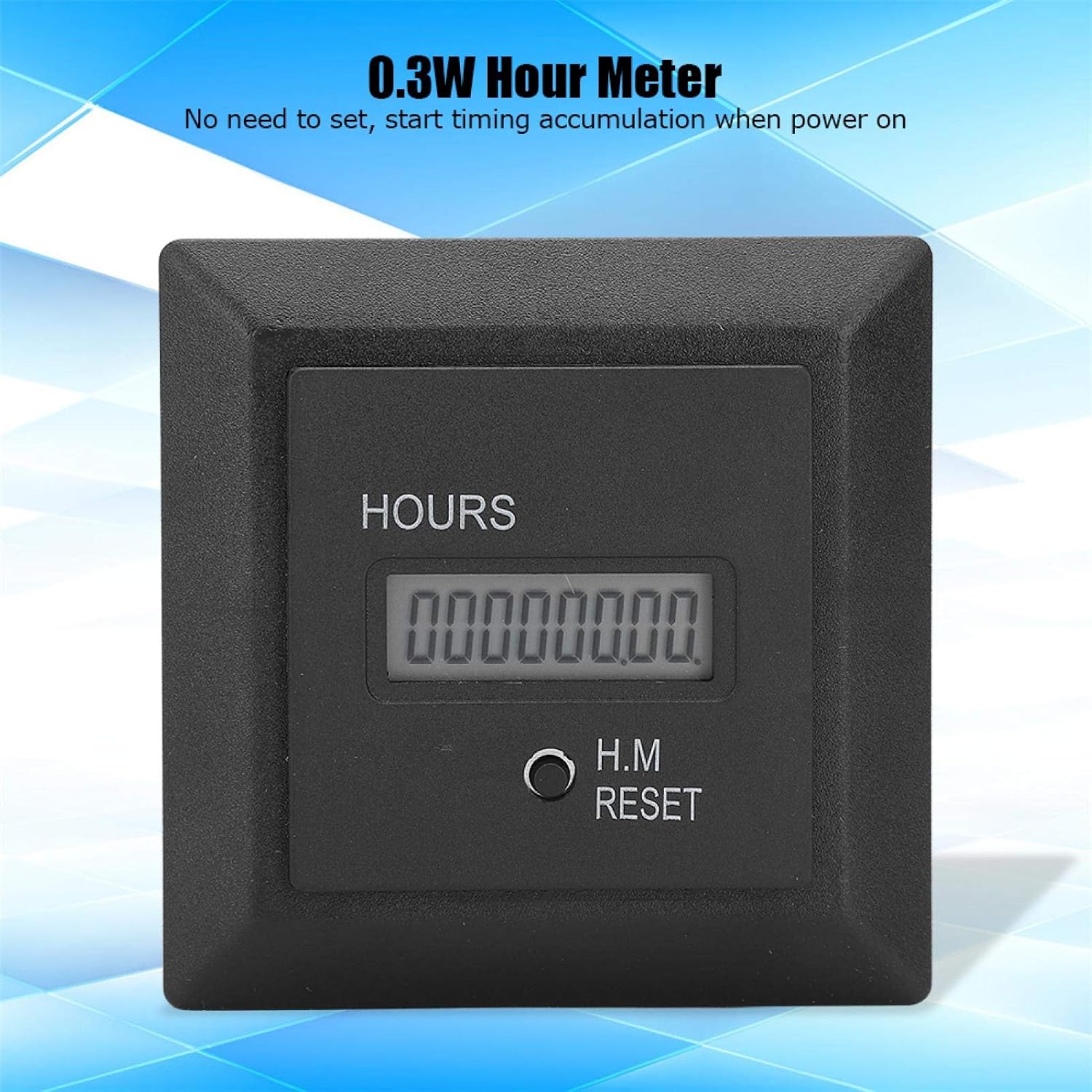 AC 100-240V Digital Display Hour Meter Accuracy Hour Meter High Accuracy Timer 50/60HZ Universal