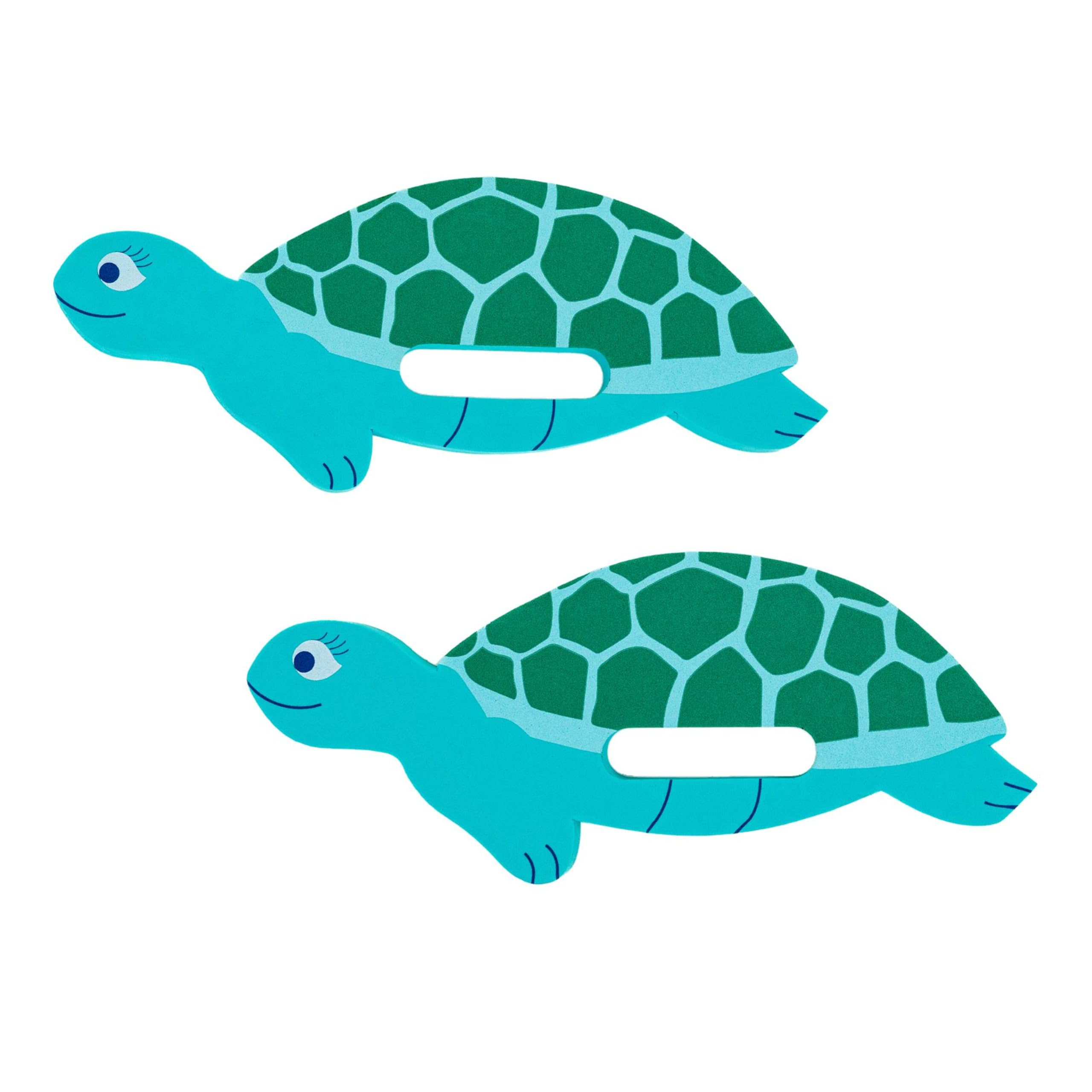 FINIS Floatie Friends Hand Float Learn-to-Swim Aids for Children - Turtle (Set of 2)