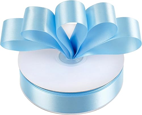 Vista 311 de MEEDEE Orange Satin Ribbon - 1.5 inch Double Faced Satin Ribbon, 50 Yards - Neon Tangerine - For Christmas, Thanksgiving, Halloween, Weddings