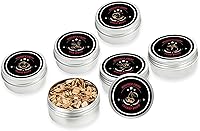 Vista 3 de 6 astillas de madera para ahumar, chips de madera para ahumar cócteles, chips de infusor de humo para bebidas, incluye virutas de madera