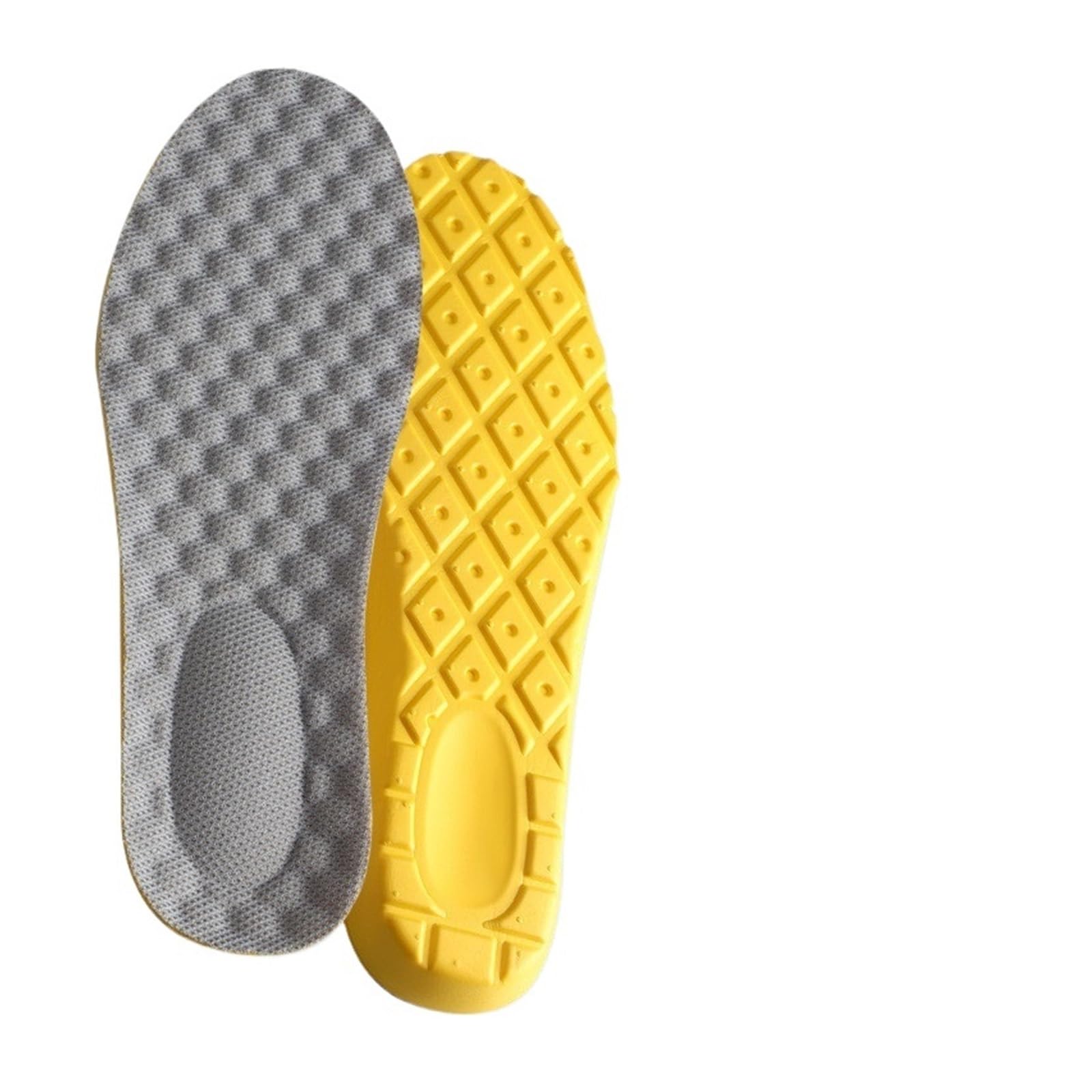Plantillas deportivas for pies, suaves, de alta elasticidad, con absorción impactos, 1 par Para Hombre y Mujer(EU41-42)
