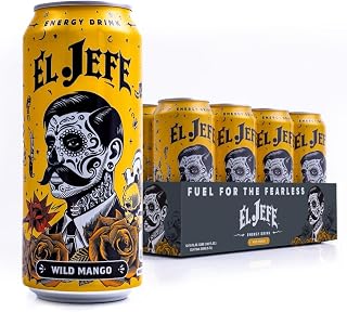 EL JEFE ENERGY DRINK (12-Pack, WILD MANGO)
