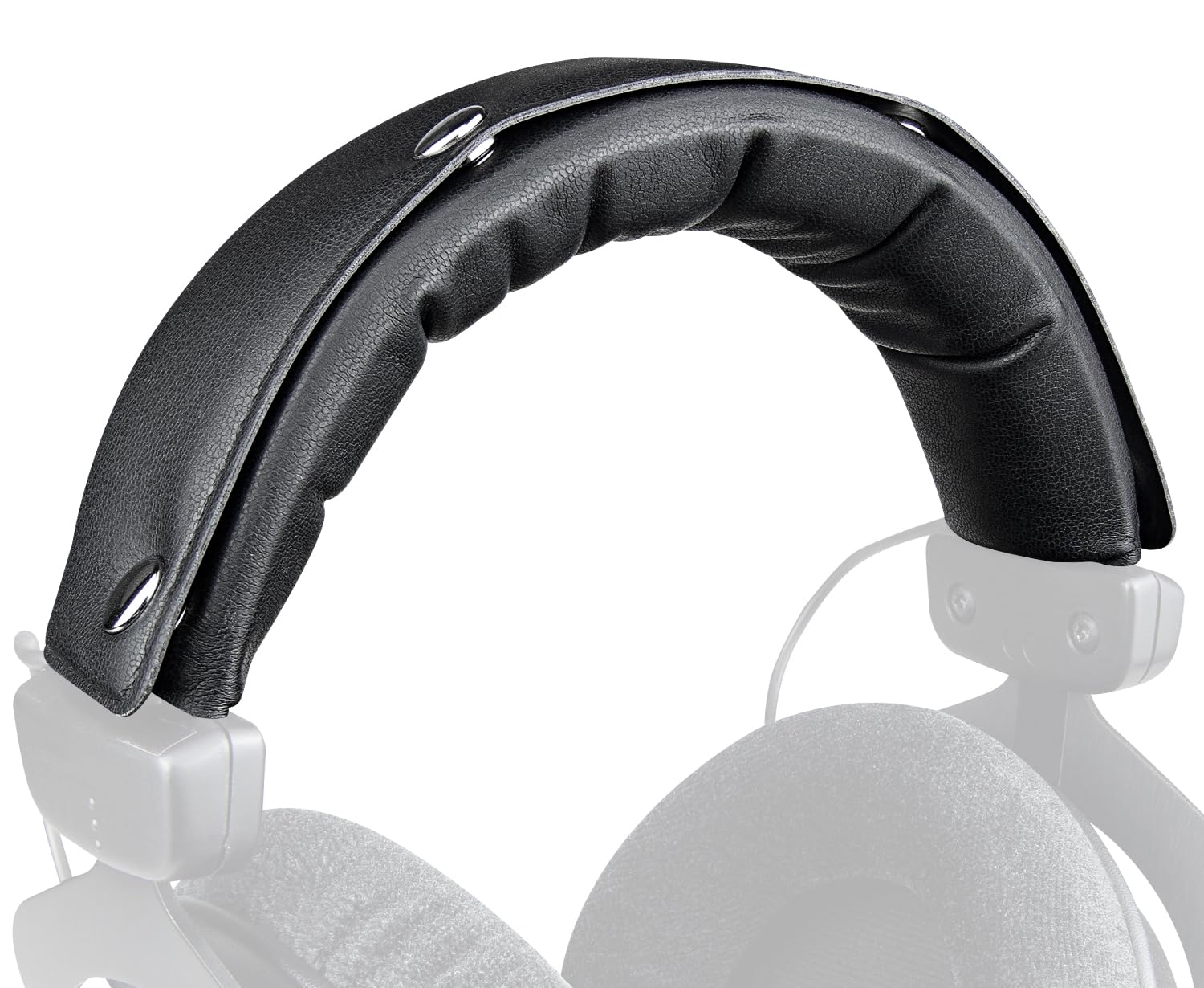 SOULWIT Replacement Headband Pad Kit for Beyerdynamic DT770/DT770M/DT770Pro/DT770 Pro HT/DT 790/DT797/DT880/DT880 Pro/DT880 Pro HT/DT990/DT990 Pro/HS200/HS400/MMX 300 (2nd Generation) - Black-image-9