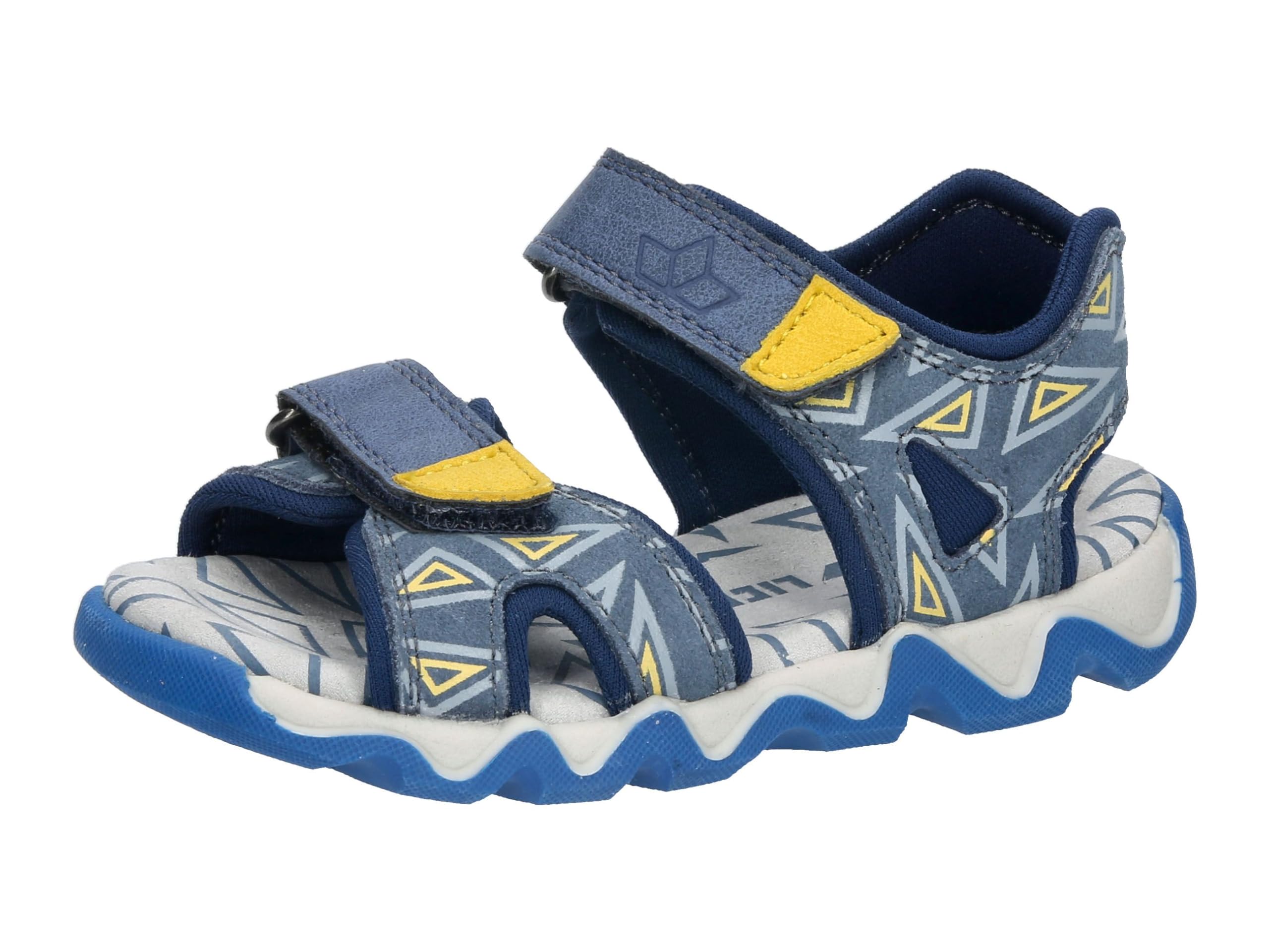Lico Boy's Elrik V Sandals, Marine Lemon, 2.5 UK
