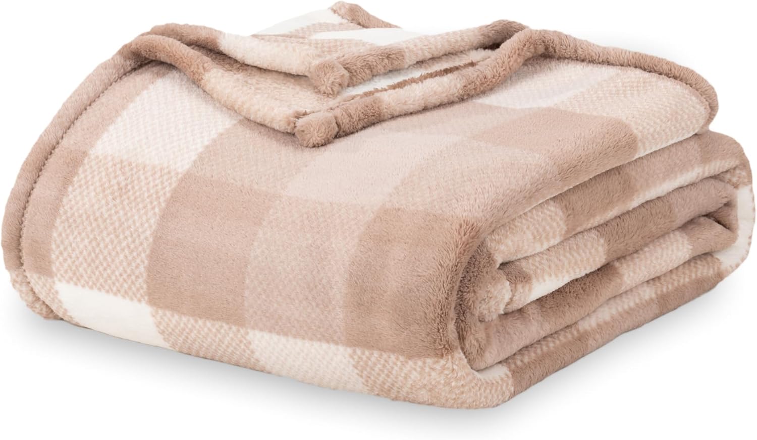 Berkshire Blanket Primalush™ Buffalo Plaid Plush Throw