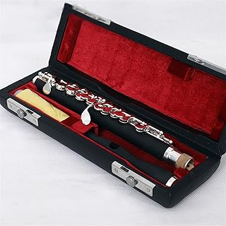 C Key Cupronickel Half-size Flute Silver Plated Body Material Bakelite flute instrument