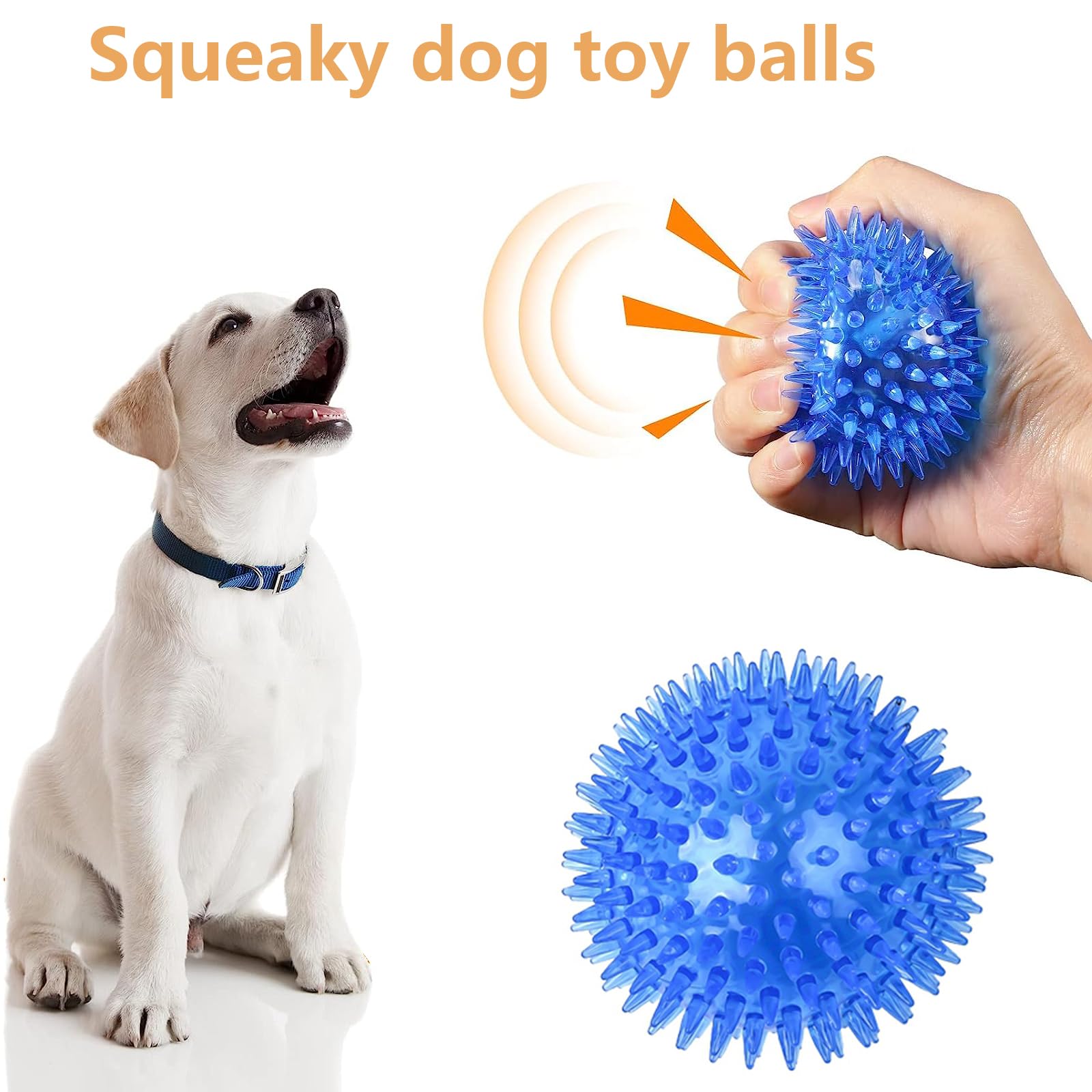 Palline Per Cani ZHIHUITL 2 Pezzi - Giocattolo Masticabile Per Pulizia Denti, Interattivo Con Snack - Foto 4