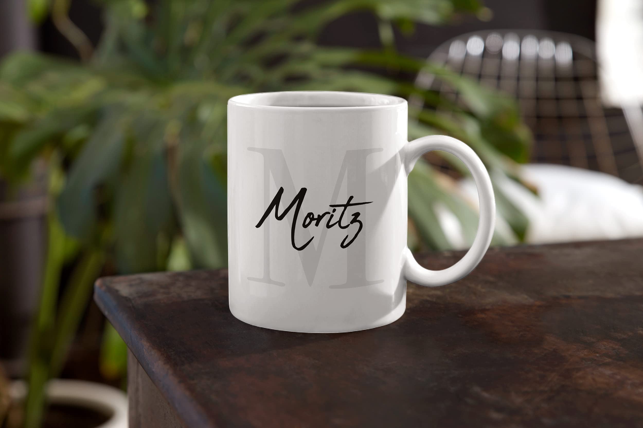 Tazza Personalizzata Con Iniziale E Nome | Regalo Unico In Ceramica 330ml | Lavabile In Microonde - 3