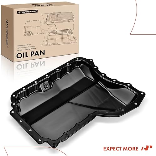 Miniatura 9 de A-Premium Cárter inferior de aceite de motor con tapón de drenaje compatible con Volkswagen Jetta 2005-2018, Passat 2012-2018, Golf 2010-2014,