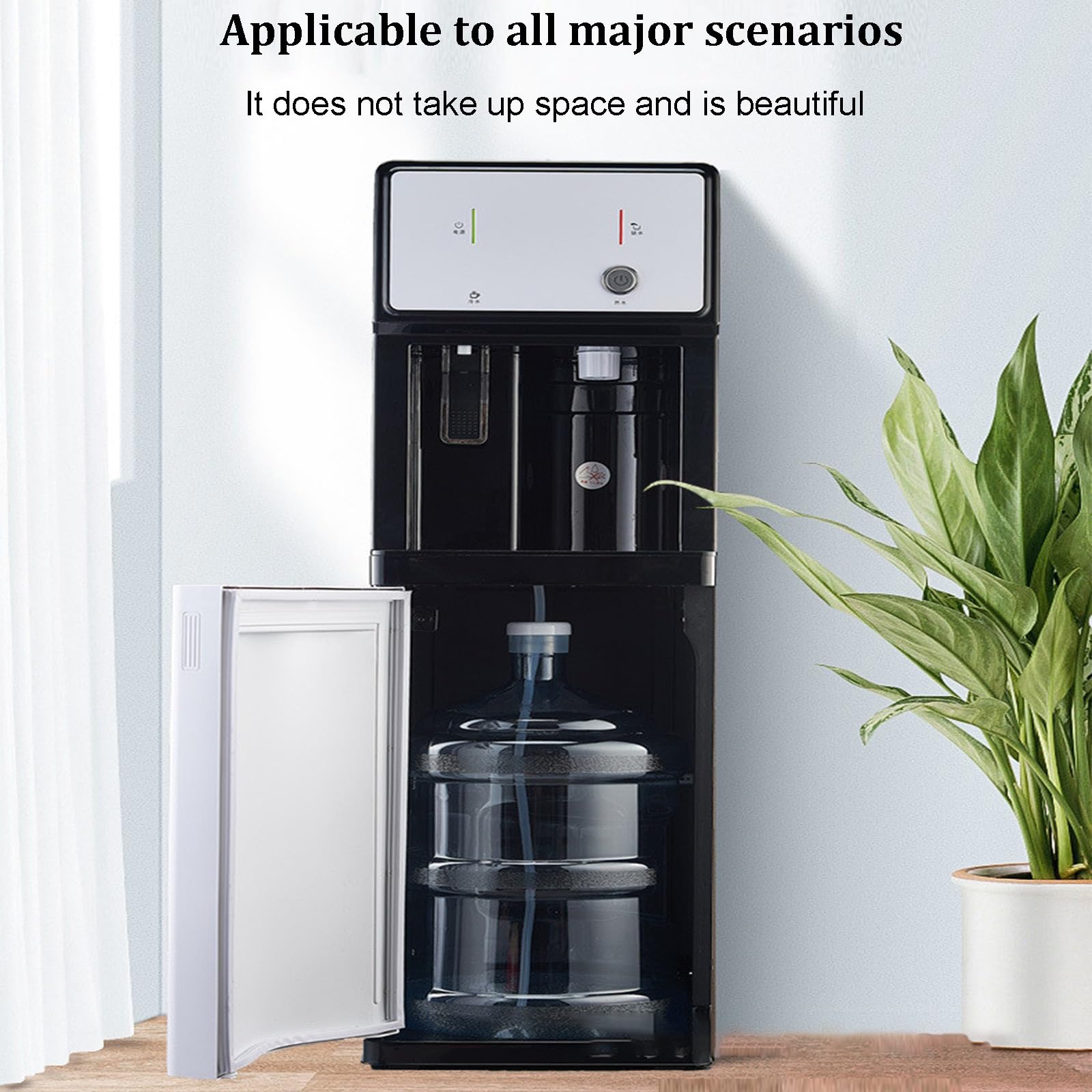 Etage Debout Fontaine À Eau, Distributeur d'eau Réfrigérée Eau Chaude Et Eau Froide À Température Ambiante 3 Fonctions pour La Maison Le Bureau Le Commerce Et L'entreprise