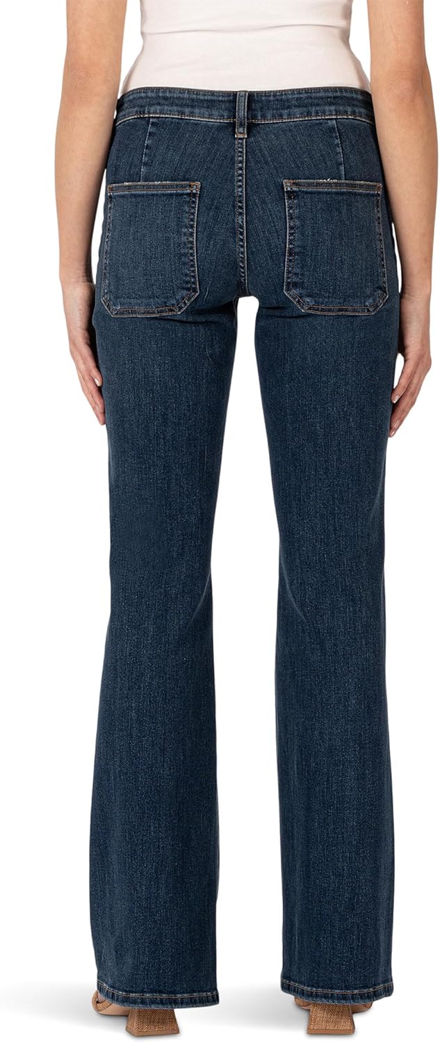KUT from The Kloth Womens Ana Flare with Patch Pockets Reg Hem - Image 3