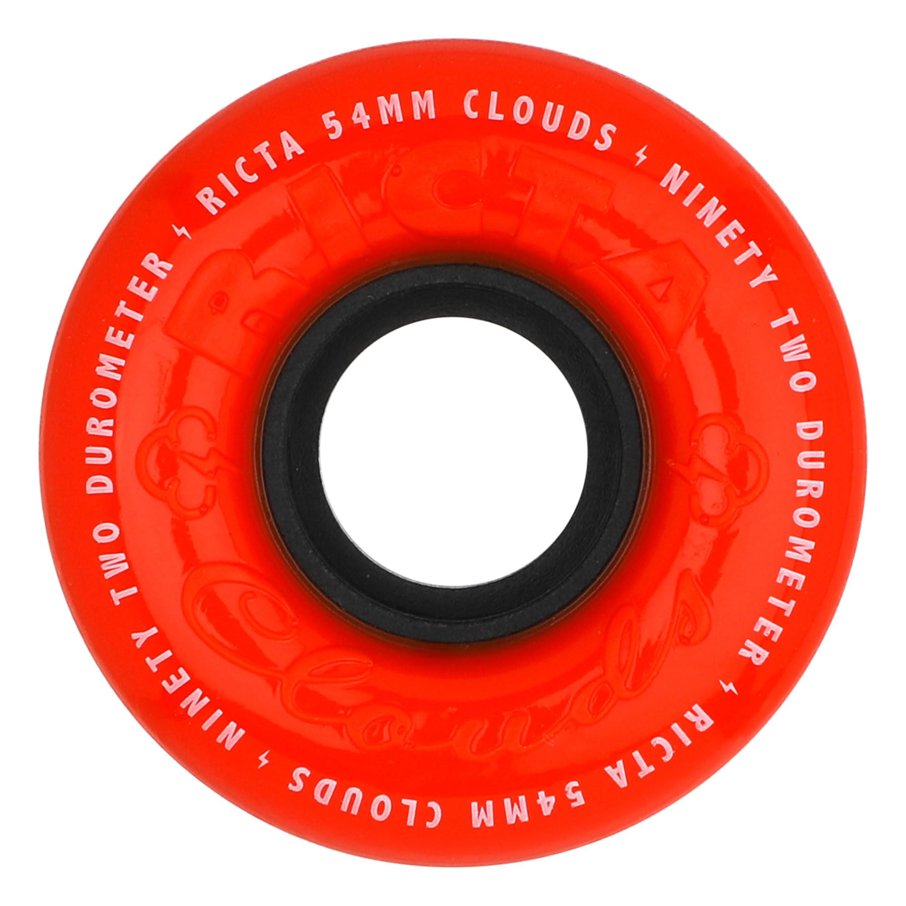 Amazon.co.jp: Ricta 54mm Clouds Red Orange 92a スケートボード 