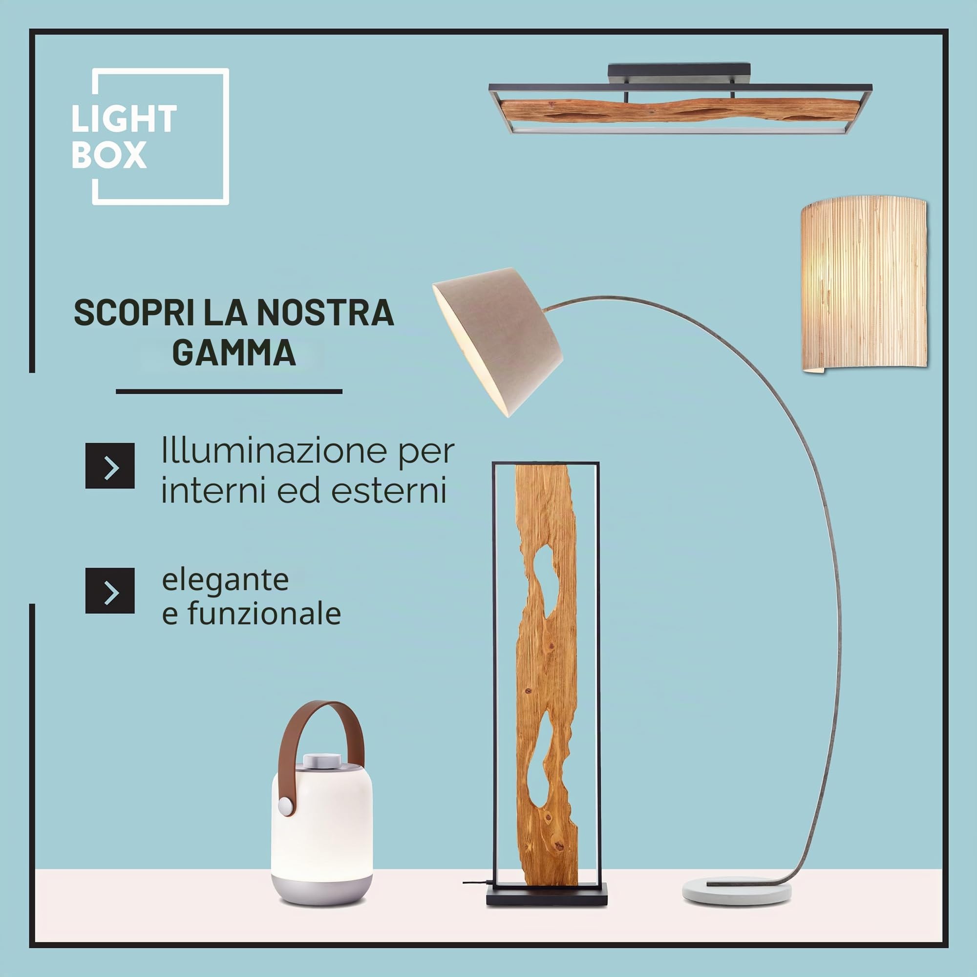 Plafoniera funzionale dal design semplice per esterni, per 2 lampadine E27, max 11 W, in acciaio inossidabile e plastica, colore: antraciteLED integrato, (2300lm, 3000K), A