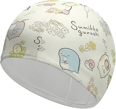Amazon すみっコぐらし スイムキャップ 水泳帽 スイミングキャップ 水泳 キャップ プール帽 スイミング帽子 プールキャップ おしゃれ 水泳 Uvカット ポリエステル 競泳 プール 防水 透けない 子供用 大人用 ユニセックス Suwooy スポーツ アウトドア