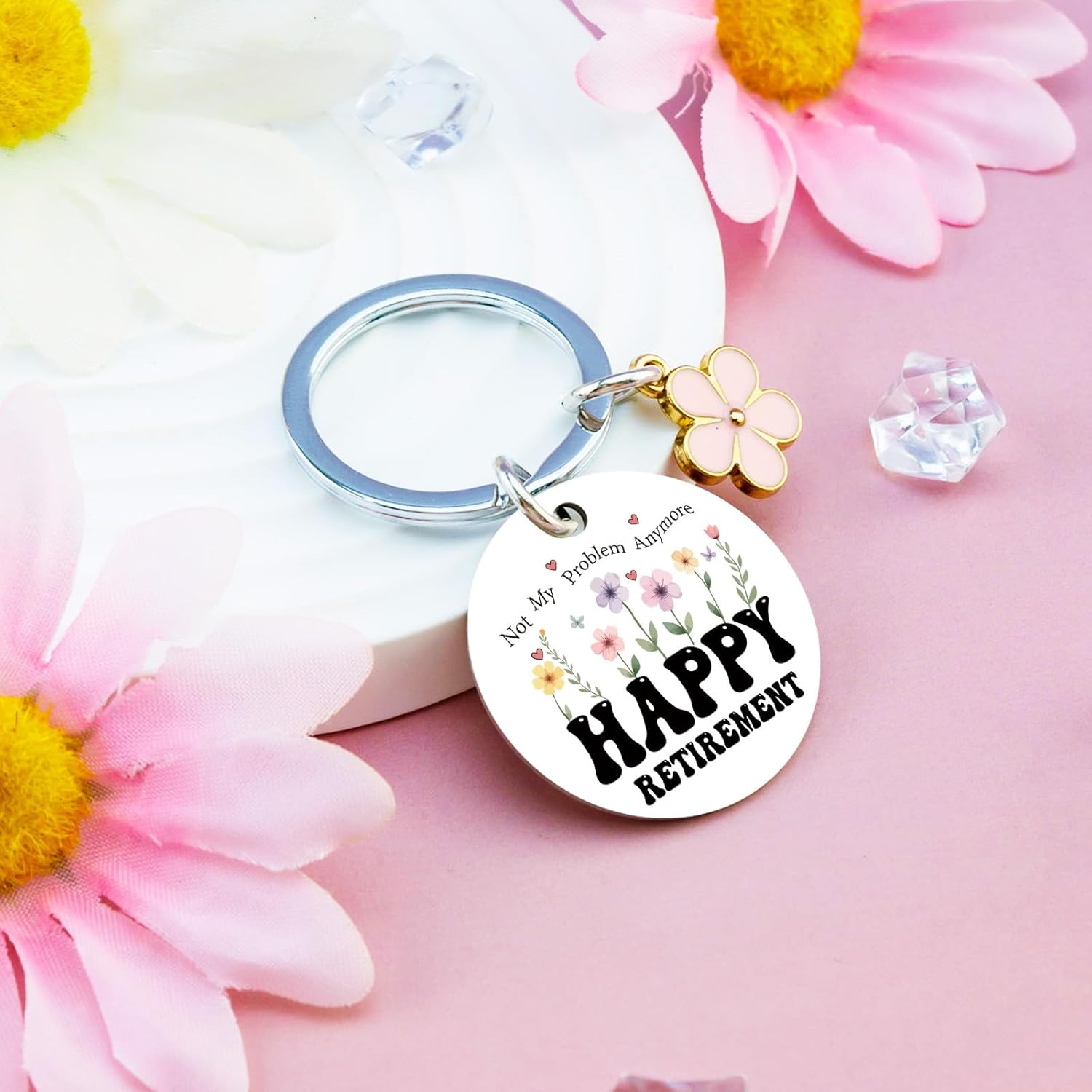 Retirement Gifts for Women 2026 Retirement Gifts for Woman Teachers Nurse Retire Gift Ideas Farewell Going Away Gift for Coworkers Women Retired 2026 Keychain - Image 2