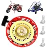 Chikia Mini Bike CT200U Pull Start Recoil Starter Replacement for Coleman KT196 MiniBike Go Kart CT200U CT200U-EX BT200X Baja MB200 Trailmaster Hammerhead Predator 212cc 196cc 200cc