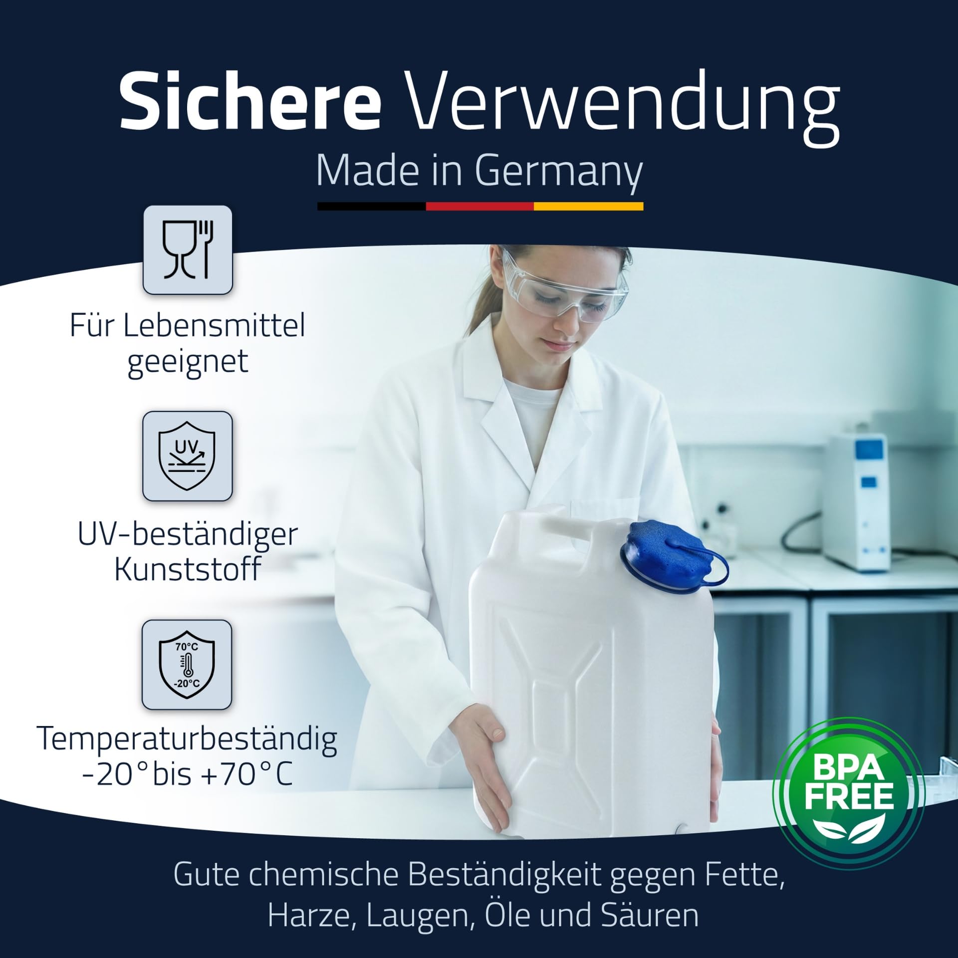 Kayser gmbh Spalancando lattine bocca 22l-d.88 mm b.370xh.475xt.180mm a.hdpe