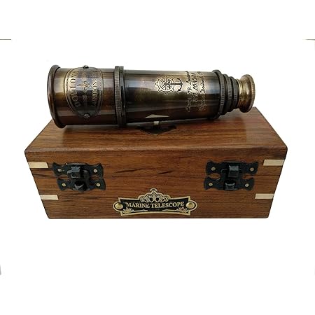 Amazon Com 1920 Dollond London Brass Maritime Vintage Telescope Nautical Spyglass Antique Mounted Solid Brass 15 Inch Pirate Telescope With Wooden Box Camera Photo