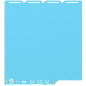 BIQU CryoGrip Pro Frostbite Cold Build Plate for Snap-Maker U1 3D Printer | Spring Steel Sheet, 276X301mm, Room Temperature Printing, Double-Sided