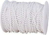 Vista 16 de Hilo de cuentas de perlas de mijo de 3 mm, cuentas de imitación de perlas para manualidades, guirnalda de cuentas de perlas, rollo de cuentas