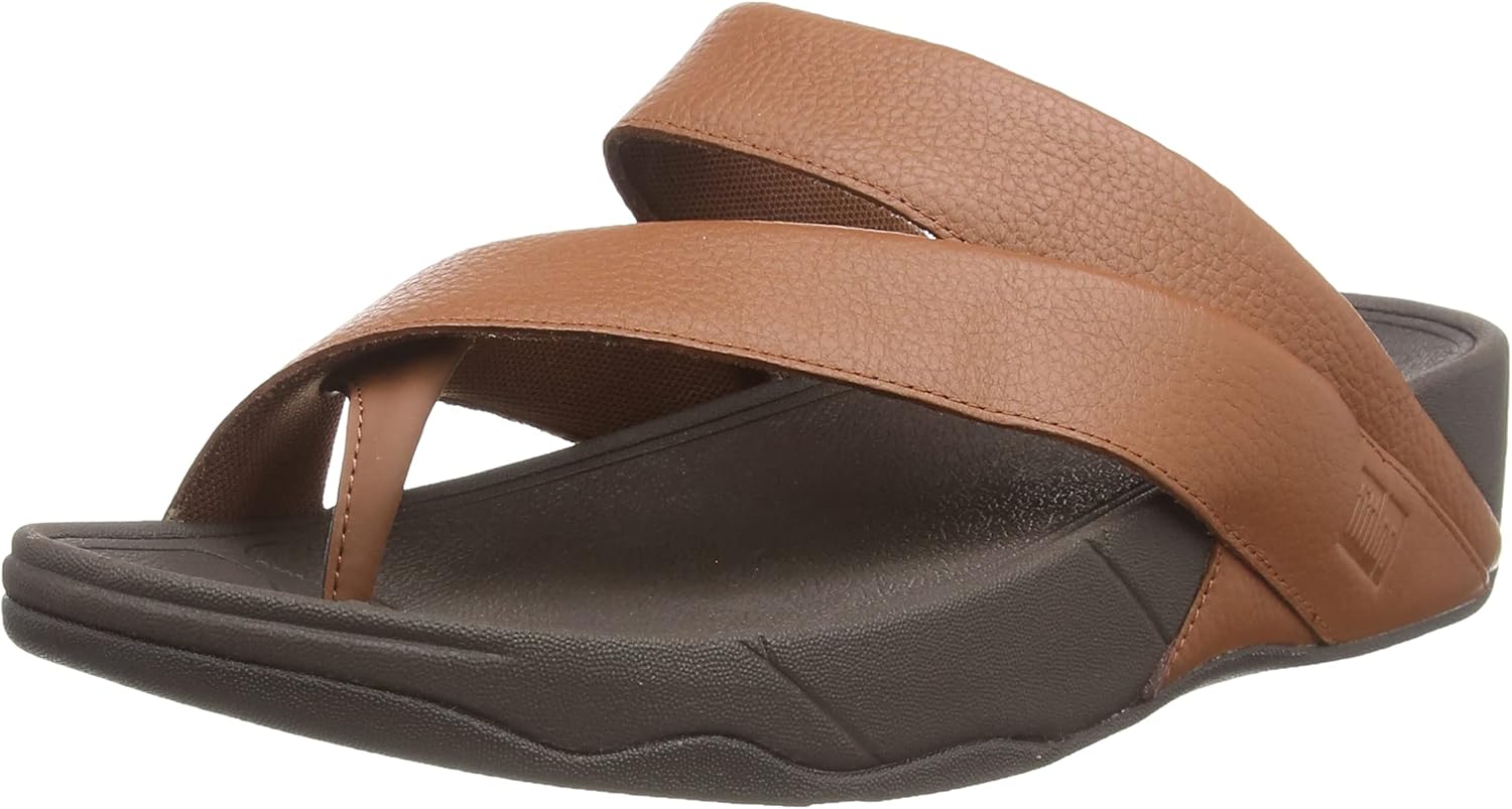 Men's Leather Sling Toe Post Flip-Flop FitFlop Kuwait Ubuy