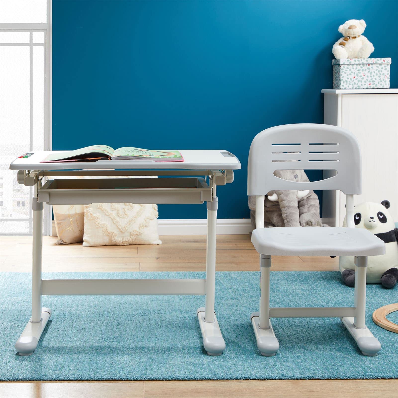 Kindertafel en stoelset Tafel en stoel voor kinderen