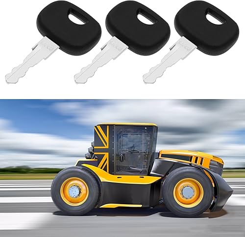 Miniatura 3 de 5 llaves de arranque de encendido 14603 compatibles con tractor New Holland compatibles con JCB Fastrac Tractor Heavy Equipment Construction