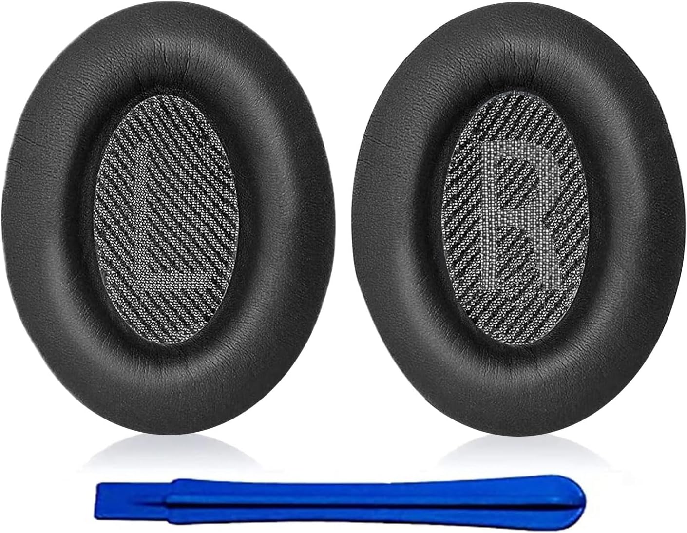 Earpads Cushions Replacement for Bose QC35 (QuietComfort 35) & QC35ii Headphones Ear Pads,Soft Protein Leather,Noise Isolation Foam(Black)