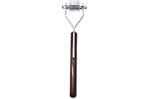 Mars Coat King Double Wide Undercoat Grooming Rake for Dogs, Made in Germany