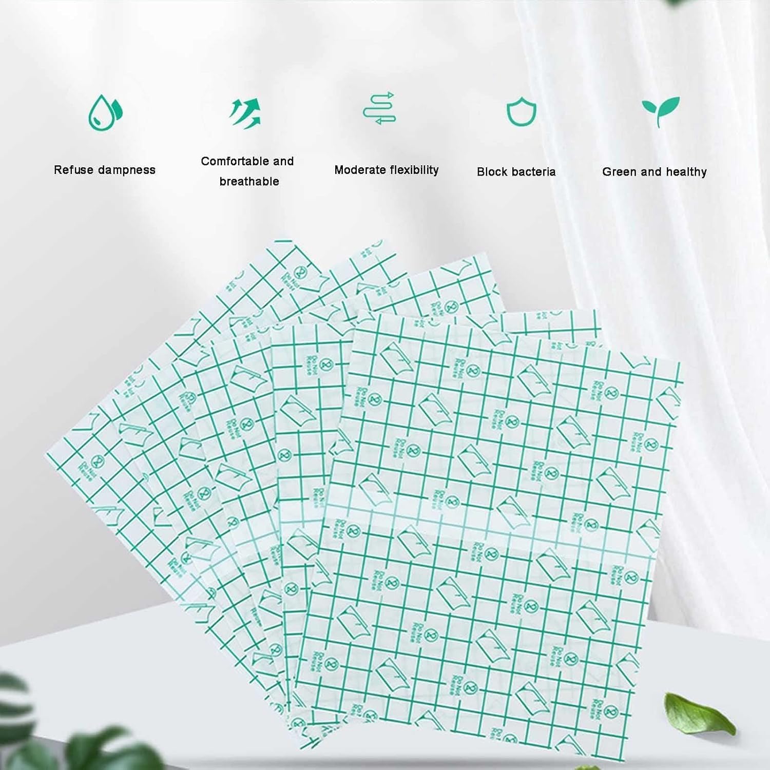 Protector De Ducha para Diálisis Peritoneal (50/100 Unidades), 20 X 20 Cm, Barrera De Agua para Catéter, Apósito Transparente Impermeable, Parche Protector De Ducha para Ostomí, 50Pcs