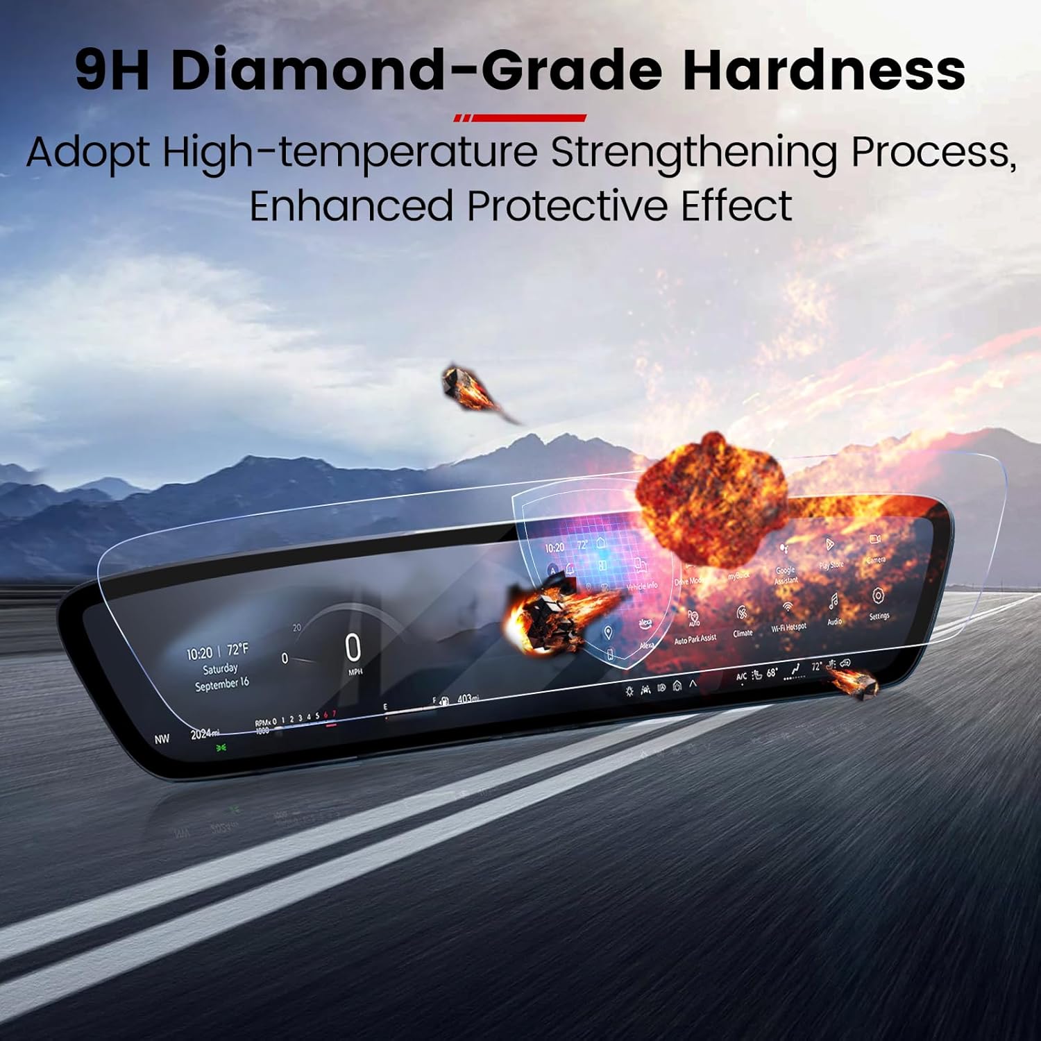For 2025 2026 Buick Enclave Screen Protector [9H Tempered Glass] for 2025 2026 Buick Envision Screen Protector 30 Inch, For 2025 2026 Buick Enclave (Avenir/Preferred/Sport Touring) Accessories Anti Scratch