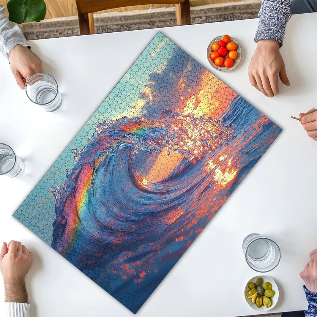 Puzzle Onde, Puzzle 1000 Pezzi per Adulti, Decor, Regalo Donna/Uomo -2557