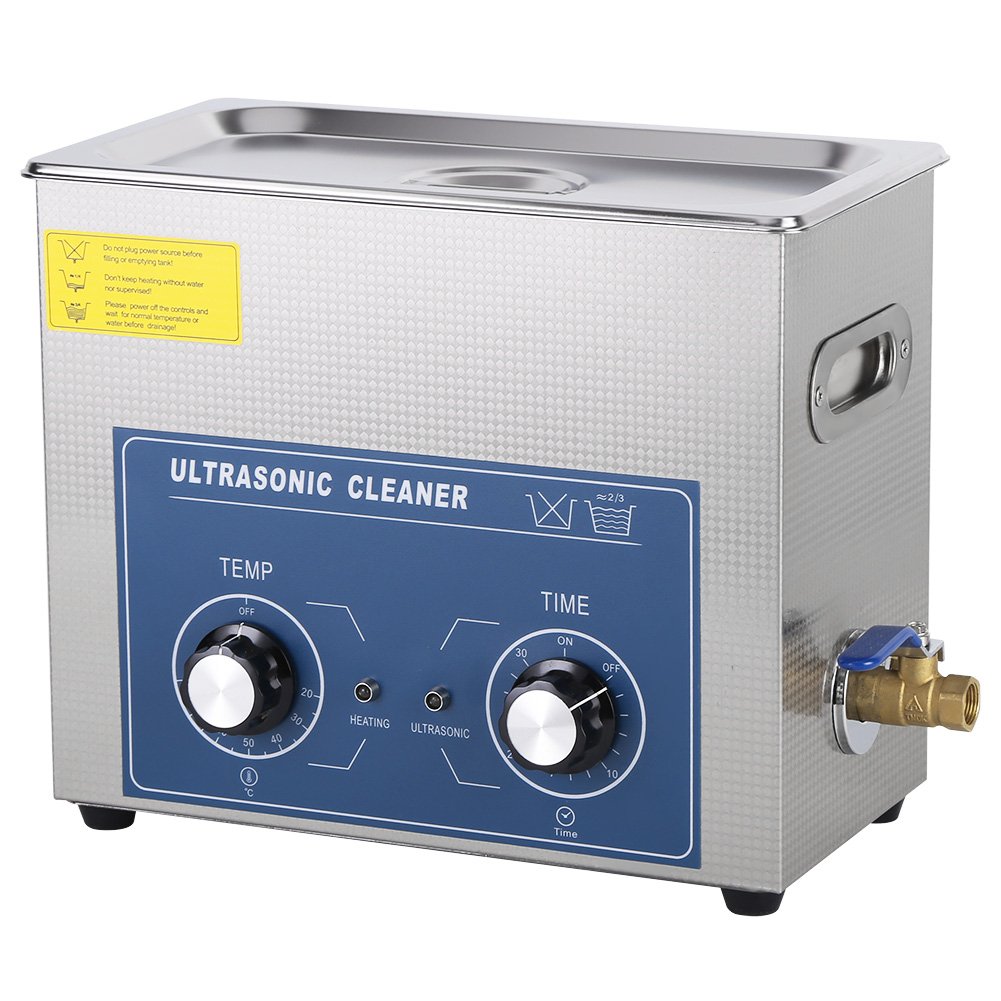 pulitore ad ultrasuoni con riscaldamento a timer