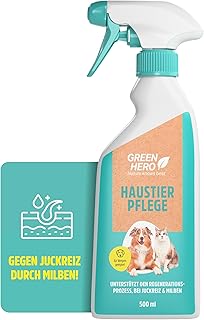 Green Hero Pet Grooming 500 ml for Dogs and Cats Skin Care for Itching, Inflammation, Infections, Mites, Yeast Fungus, Mane, Irritation and Eczema product image