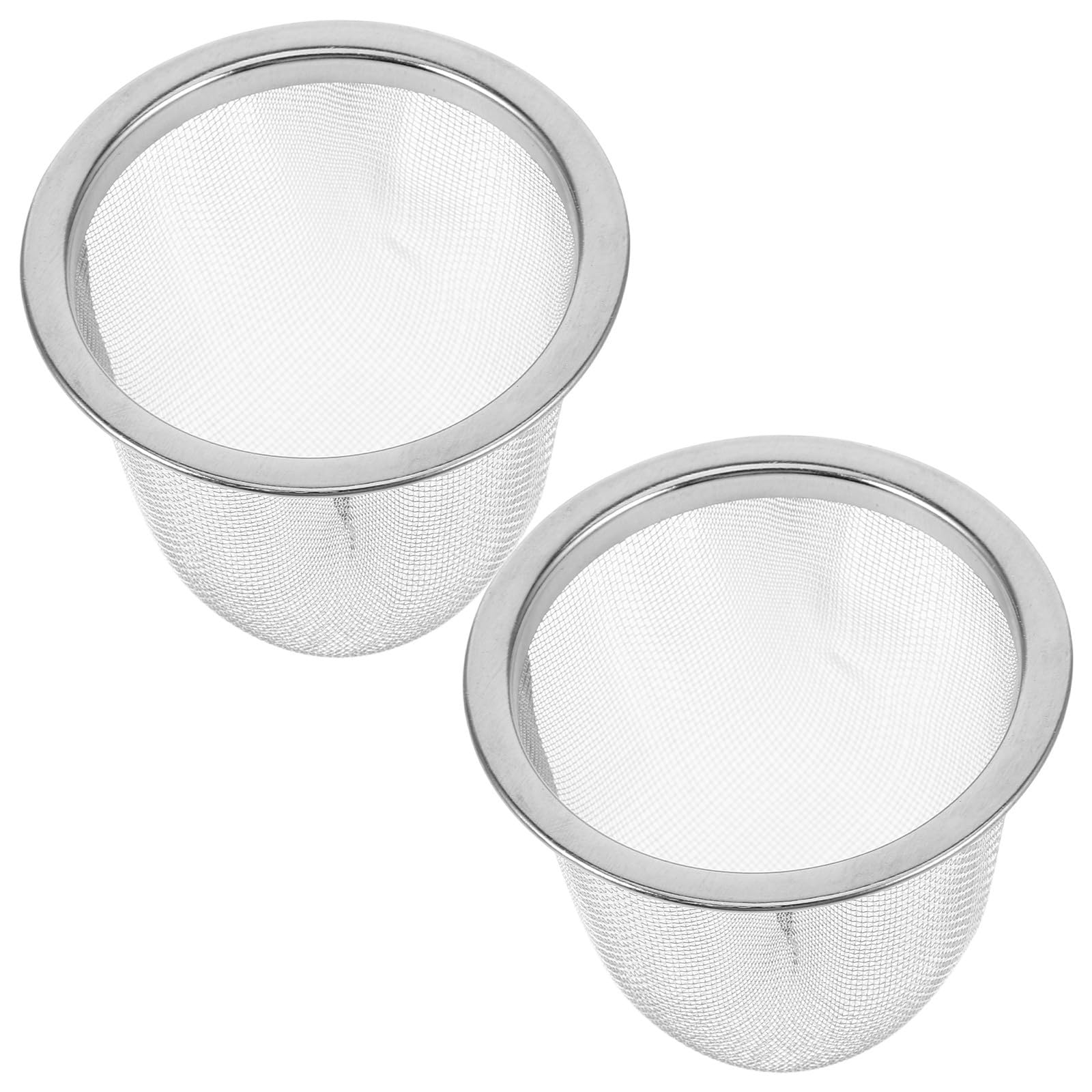 Zerodeko 2 Pack Stainless Steel Tea Strainer Tea Infuser for Loose Leaf Fine Mesh Leaves Filter Tool Reusable Teapot Infuser Insert for Mug Home Room Restaurant Use