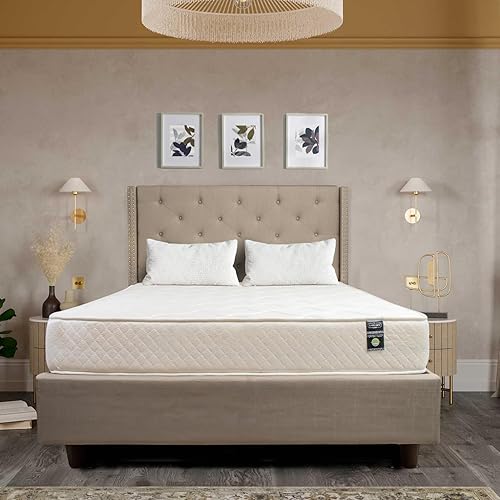 Miniatura 10 de Colchón de espuma individual de 10 pulgadas, capa de soporte reflejo de alta densidad y espuma viscoelástica elástica con funda de poliéster de