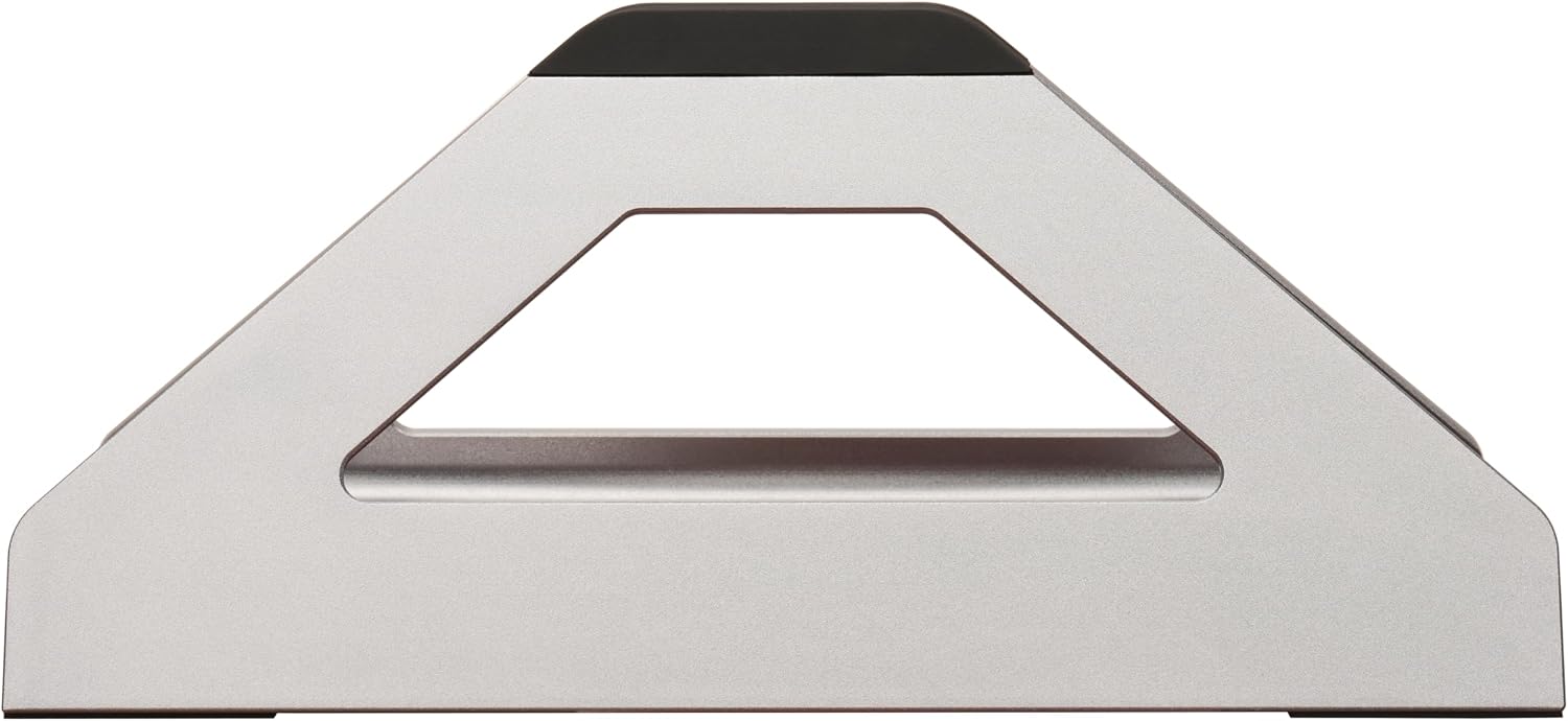 Vertical Laptop Stand, Space Saving Holder for MacBook with Tool-Free Width Adjustment, Pretty Anodized Aluminum for Desk, Universal Fit for 10-17" Laptop