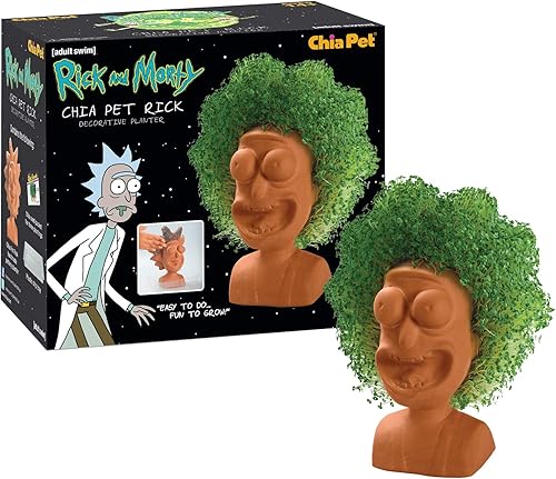 Miniatura 70 de Chia Pet Trolls, Poppy World Tour con paquete de semillas, maceta decorativa de cerámica, fácil de hacer y divertido de cultivar, regalo novedoso
